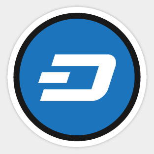 DASH (Digital Cash) Cryptocurrency Sticker